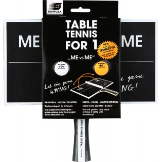 Sunflex Table Tennis Racket Table Tennis For 1 - Set consists of a board and two balls